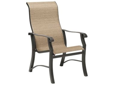 Woodard Cortland Sling Aluminum High Back Dining Arm Chair WR42H426