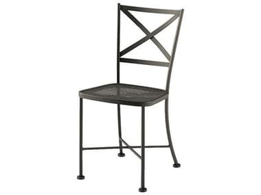 Woodard Cafe Classics Wrought Iron Genoa Dining Side Chair WR5C0302