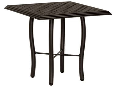 Woodard Thatch Aluminum 22'' Square End Table WR5D240004921