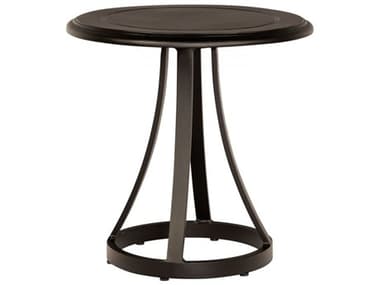 Woodard Solid Cast Aluminum 22'' Round End Table WR5Y220009222