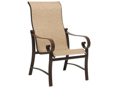 Woodard Belden Sling Aluminum High Back Dining Arm Chair WR62H425