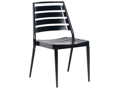 Woodard Slat Aluminum Stackable Dining Side Chair WR6P0012