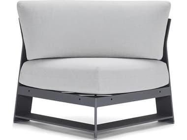 Woodard Gather Aluminum Corner Patio Lounge Chair WR7B0458