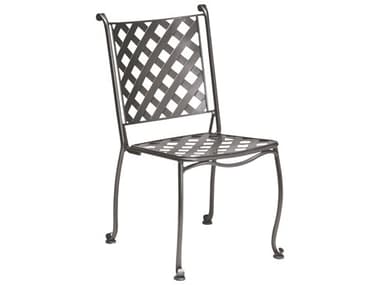 Woodard Maddox Wrought Iron Stackable Bistro Side Chair WR7F0002