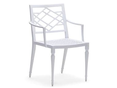Woodard Alexa Hampton Tuoro Aluminum Dining Arm Chair WR7S0401