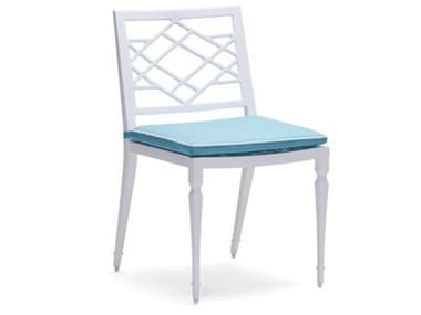 Woodard Alexa Hampton Tuoro Aluminum Dining Side Chair with Optional Seat Cushions WR7S0412ST