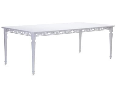 Woodard Alexa Hampton Tuoro Aluminum 87.5''W x 42''D Rectangular Dining Table WR7S88BT