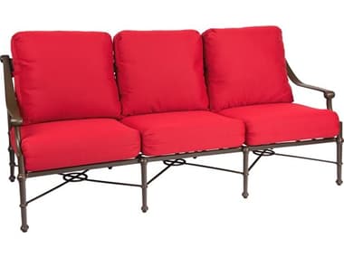 Woodard Delphi Cushion Cast Aluminum Sofa WR850620