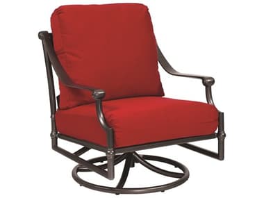 Woodard Delphi Cushion Cast Aluminum Swivel Rocker Lounge Chair WR850677