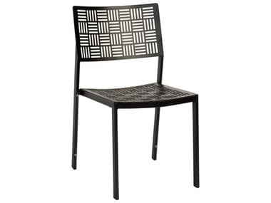 Woodard New Century Wrought Iron Stackable Dining Side Chair WR930012