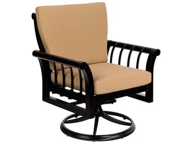 Woodard Closeout Rhyss Aluminum Swivel Rocking Dining Arm Chair - Frame Only WRCL7Y0472
