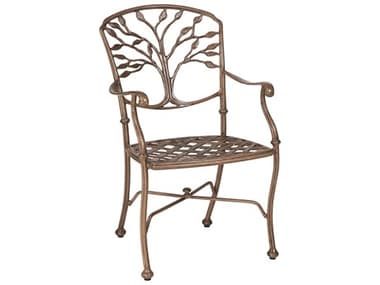 Woodard Closeout Heritage Cast Aluminum Dining Arm Chair WRCL8F0410