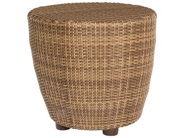 Woodard Closeout Saddleback Wicker 24'' Round End Table WRCLS507201BOH