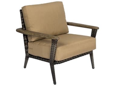 Woodard Closeout Draper Wicker Lounge Chair in Calico - Frame Only WRCLS512011CAL