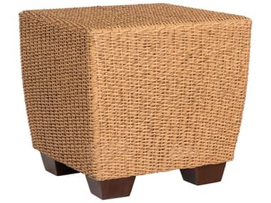 Woodard Closeout Saddleback Wicker 24'' Square End Table WRCLS523201BOH