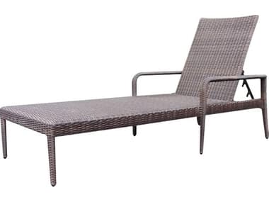 Woodard Closeout All Weather Wicker Chaise Lounge WRCLS533081