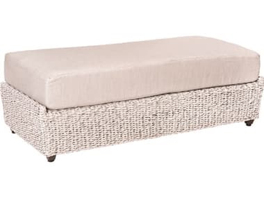 Woodard Closeout Isabella Wicker Double Ottoman WRCLS550007