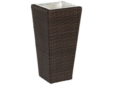 Woodard Closeout All Weather Wicker Small Planter WRCLS593301S