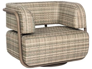 Woodard Closeout Santa Fe Wicker Swivel Lounge Chair WRCLS677015ABD