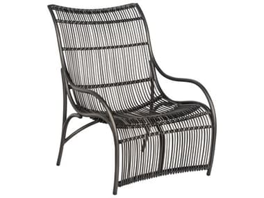 Woodard Cape Wicker Charcoal Gray Cape Large Lounge Chair WRS508601