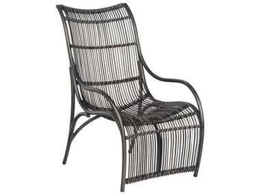 Woodard Cape Wicker Charcoal Gray Cape Lounge Chair WRS508602