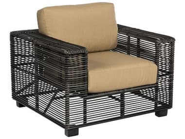 Woodard Monroe Cushion Wicker Storm Lounge Chair WRS591011