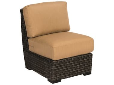 Woodard Cooper Wicker Amazon Mahogany Modular Lounge Chair WRS640001