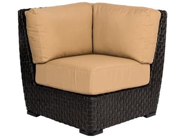 Woodard Cooper Wicker Amazon Mahogany Corner Lounge Chair WRS640051