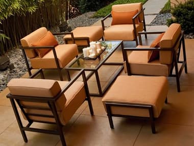Woodard Salona Cushion By Joe Ruggiero Aluminum Lounge Set WRSJRLS