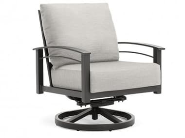 Winston Quick Ship Stanford Cushion Aluminum Swivel Rocker Lounge Chair WSHQ21018WTK