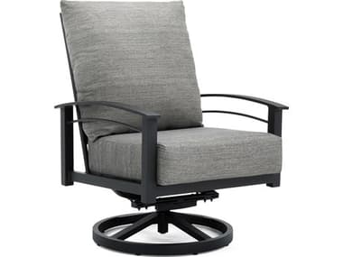 Winston Stanford Cushion Quick Ship Aluminum High Back Swivel Rocker Lounge Chair WSHQ21020TPW