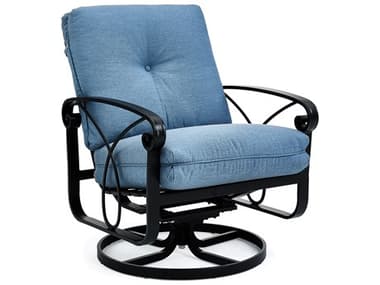 Winston Quick Ship Palazzo Cushion Aluminum Swivel Rocker Lounge Chair WSHQ23018