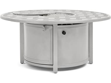 Winston Quick Ship Merge Aluminum Round Fire Table WSHQ3049FTMST