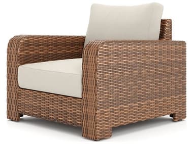 Winston Quick Ship Nico Sectional Antique Chestnut Wicker Lounge Chair WSHQ70004