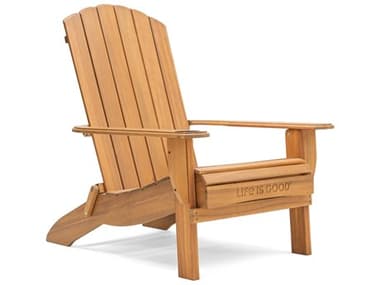 Life is Good Natural Wood Adirondack Chair WSLIGC7N