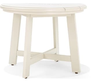 Life is Good Creme Wood 24'' Round End Table WSLIGT7W