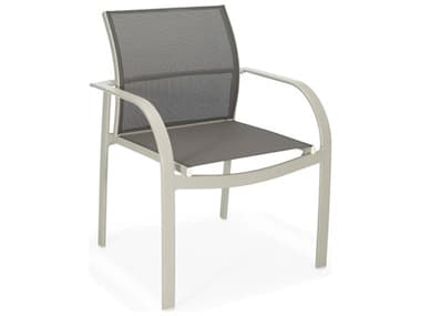 Winston Coral Reef Sling Aluminum Nesting Dining Arm Chair WSM4501SC