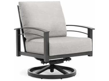 Winston Quick Ship Stanford Cushion Aluminum Swivel Rocker Lounge Chair WSSQ21018WTK