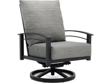 Winston Stanford Cushion Quick Ship Aluminum High Back Swivel Rocker Lounge Chair WSSQ21020TPW