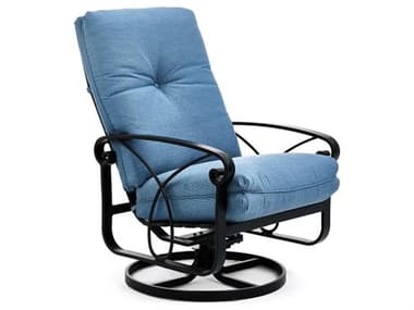 Winston Quick Ship Palazzo Cushion Aluminum Ultra High Back Swivel Rocker Lounge Chair WSSQ23020