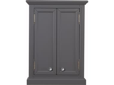 Water Creation Derby Chrome Cashmere Grey Rubberwood Accent Chest WTCDERBYTTG