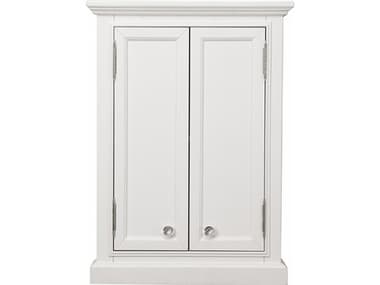 Water Creation Derby Chrome Pure White Rubberwood Accent Chest WTCDERBYTTW