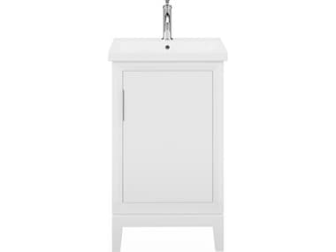Water Creation Elsa Integrated Ceramic Sink Top Bath Vanity in Pure White WTCEA20CR01PW000000000