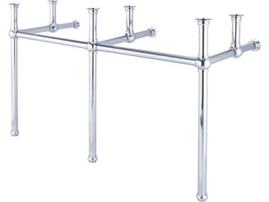 Water Creation Embassy Double Wash Stand and P-Trap in Chrome Finish WTCEB60B0100