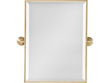 Water Creation Empire Satin Gold Wall Mirror Rectangular WTCEMPIREM182406