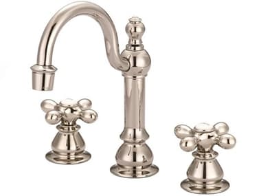 Water Creation Bea 20th Century Classic Hook Spout Widespread Deck Mount Lavatory Faucets WTCF2001205AX