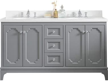 Water Creation Queen Chrome Vanity WTCQU60QZ01CG000FX1301