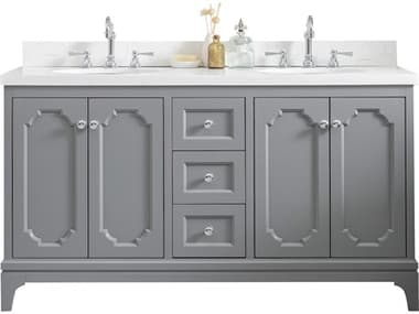 Water Creation Queen Chrome Vanity WTCQU60QZ01CG000TL1201