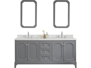 Water Creation Queen Chrome Vanity WTCQU72QZ01CGQ21TL1201