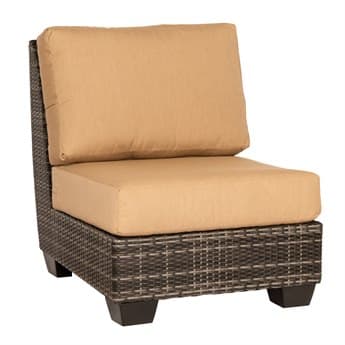 Woodard Whitecraft Saddleback Wicker Modular Lounge Chair WTS523001